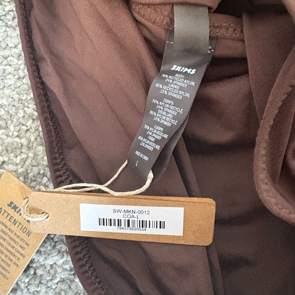 NWT Skims Cut Out Monokini in Cocoa Brown Size Large - Picture 3 of 3
